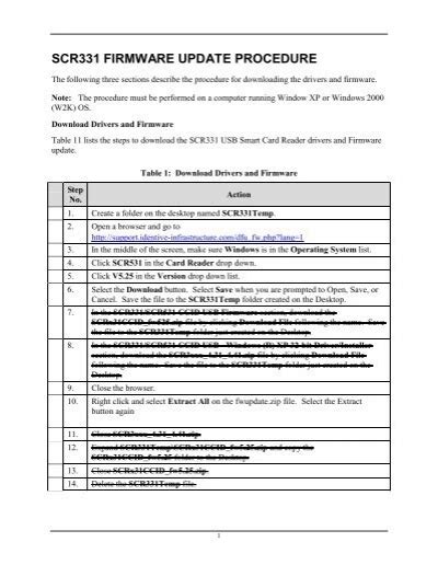 driver for smart card reader scr331|SCR331 FIRMWARE UPDATE PROCEDURE .